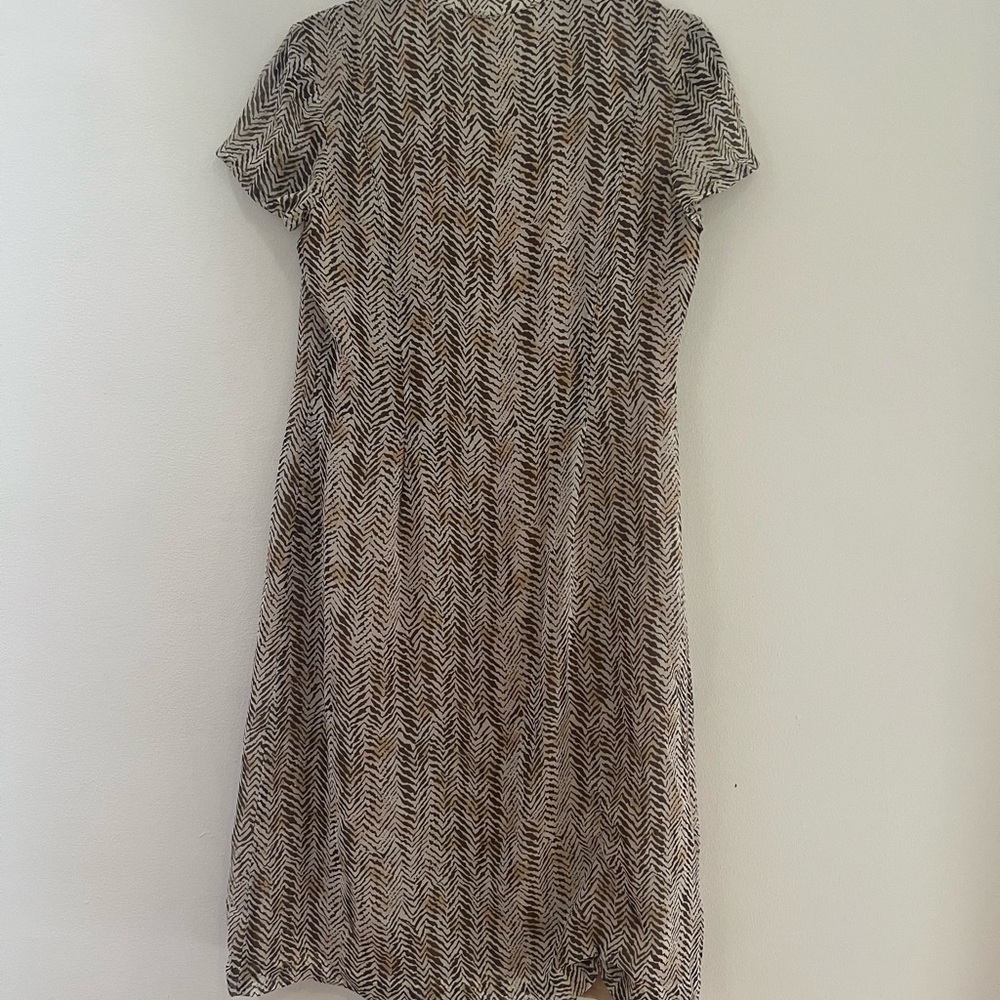 Pendleton Woman’s Chevron Patterned Brown Dress - image 7